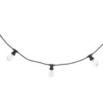 Atmosphera guirlande lumineuse ext�rieure 10 ampoules en verre avec prise secteur