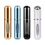 Atomiseur de parfum portable, contenant liquide pour cosmétiques, mini vaporisateur en aluminium, d'extraction ... Atomiseur de parfum portable, contenant liquide pour cosmétiques, mini vaporisateur en aluminium, d'extraction ...