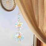 Attrape - soleils en cristal, suncatcher pendentif - aqsacokiya - pour maison fen�tre jardin no�l jour ...