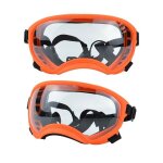 Atuban - lunettes de soleil respirantes pour animaux de compagnie, anti uv, impact de bain, rglable, ...
