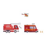 Autocollant mural camion de pompier