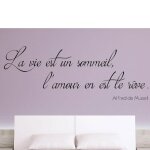 Autocollant mural g�ant citation