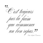Autocollant mural gant citation