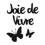 Autocollant mural joie de vivre