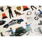 Autocollants - police et accessoires - dorures
