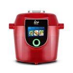 Autocuiseur intelligent connect� avec recettes leo rouge kitchencook
