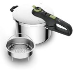 Autocuiseur - tefal - secure 5 trendy - 6 litres - acier inoxydable - compatible induction Autocuiseur - tefal - secure 5 trendy - 6 litres - acier inoxydable - compatible induction