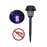 Avanc lampe borne solaire led sol pelouse ip65 etanche anti moustique