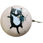 Avertisseur sonore en m�tal pour v�lo chat par michelle allen