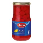 Avila cocktailkers avec tige, cerises cocktail de qualit� sup�rieure pour p�tisserie et d�coration, 950 ...