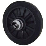 Axe long avant + galet tambour seche linge ikea whirlpool 481252898003