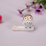 Bton d'encens en cramique t1, porte - stylo, eva d'encens, support de baguettes, dcor de table, cuisine, ...