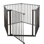 Babydan pet flex parc / s�paration de pi�ce pour chien noir hauteur 73 cm taille xxl