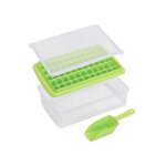 Bac a glaons 55 glaons avec bac - vert, conception a dgagement facile, plastique sans bpa, pelle a ...