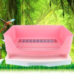 Bac a liti�re pour animaux de compagnie, grande taille, avec tiroir amovible, pour petit animal, lapin ...