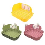 Bac a liti�re carr� pour animaux domestiques, toilettes, petit format, lit carr�, pot d'entra�nement, ...