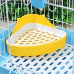 Bac a litire triangulaire en plastique, toilettes pour hamster furet gerbil petit rat, dropshipping