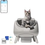 Bac a liti�re automatique catlink c08 open - x lite � conception ouverte, autonettoyante, contr�le par ...
