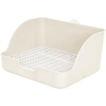 Bac a litire pour lapin / d'entranement de pot / facile a installer / bac a pipi rectangulaire / bac ...