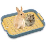 Bac a litire pour lapin, bac a litire pour lapin, petit animal, lapin, cochon d'inde (bleu marine profond) ...