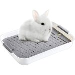 Bac a liti�re pour lapin petit animal toilette plateau toilette lapin, entra�neur de pot utilisation ...