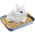 Bac a liti�re pour lapin petit animal toilette plateau toilette lapin, entra�neur de pot utilisation ...