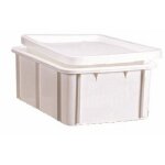 Bac renforc� 600 x 400 - blanc - 35 l