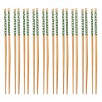 Baguettes en bois sans bpa pour salle a manger, baguettes en bambou pratiques, classique chinois, 5 couleurs, ...