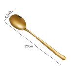 Baguettes chinoises en acier inoxydable 304, cuillre or argent, vaisselle, nouilles, sushi, accessoires ...