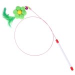 Baguette colore en plastique pour chat, 1 pice, jouet en forme de plume pour chaton, bton interactif, ...