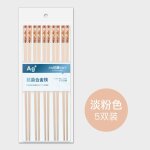 Baguettes portables en alliage de fibre de verre l'horloge, btons de sushi sans poigne, vaisselle pour ...