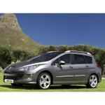 Baguette de protection latérale chromée peugeot 308 sw 08 - 14 Baguette de protection latérale chromée peugeot 308 sw 08 - 14