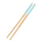 Baguettes rutilisables en bambou naturel, 1 paire, traditionnelles faites a la main, chinoises, classiques, ...