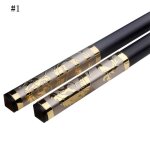 Baguettes de style dragon en or chinois, paire de baguettes a sushi en alliage de luxe, bâtons britanniques, ... Baguettes de style dragon en or chinois, paire de baguettes a sushi en alliage de luxe, bâtons britanniques, ...