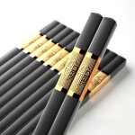 Baguettes a sushi de style chinois, 10 paires, bâtonnets de table, ustensiles de restauration en alliage, ... Baguettes a sushi de style chinois, 10 paires, bâtonnets de table, ustensiles de restauration en alliage, ...