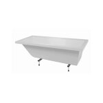 Baignoire acrylique novellini calos 2. 0 170x70 cm avec pieds - blanc - blanc - -