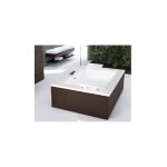 Baignoire duo acrylique novellini sense dual 190x140 cm avec robinetterie et appuis - t�te - - - sans ...