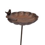 Bain oiseaux en fonte coquille 105 x 27 cm