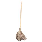 Balai ext�rieur canne et palmier bambou / bois naturel 120 cm