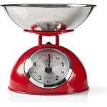 Balance de cuisine rétro analogique en métal rouge touche rouge design haute qualité petit prix Balance de cuisine rétro analogique en métal rouge touche rouge design haute qualité petit prix