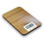 Balance de cuisine electronique terraillon bamboo - capacit� 3 kg - plateau bambou