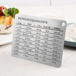 Balance magnétique de cuisine en acier inoxydable, assiette, tasse a mesurer, cuillère, table de conversion, ... Balance magnétique de cuisine en acier inoxydable, assiette, tasse a mesurer, cuillère, table de conversion, ...