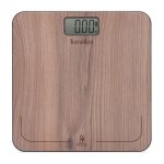 Balance de salle de bain digitale power free natura terraillon bois noyer capacit� 180 kg graduation ...