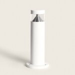 Balise led ext�rieure 5w en saillie sur pied 30cm inti inox blanche 4000k4000k