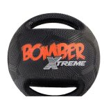 Balle mini xtreme bomber en caoutchouc 11. 4 cm - noir et orange - pour chien