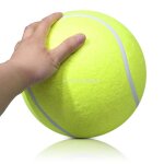 Balle de tennis gante pour animal de compagnie, jouet a mcher pour chien, signature jumbo, pour vos ...