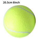 Balle de tennis gante pour chien, 7 / 8 / 9. 5 pouces, jouets pour animaux de compagnie, jouet a mcher, ...