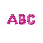 Ballon aluminium lettre fuchsia 81 cm