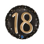 Ballon aluminium rond 18 ans celebration 46cm