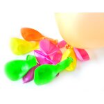 Ballons de baudruche gonflables n�on 100 pi�ces - graine cr�ative